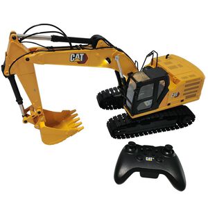 1/16 Scale RC Caterpillar 320 Hydraulic Excavator with Grapple and Hammer Attachments, RTR